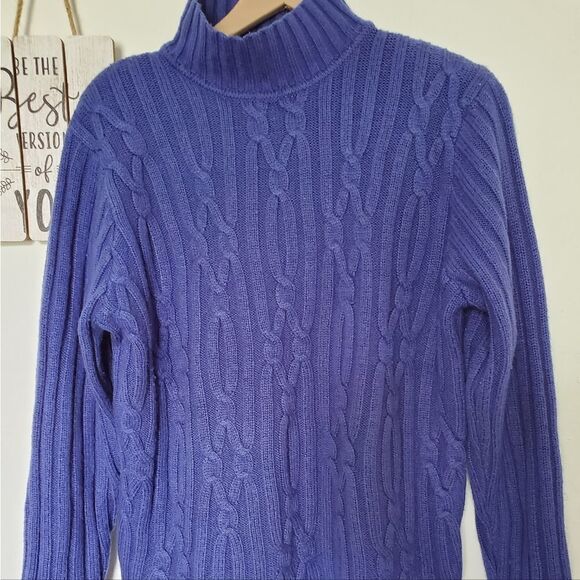Karen Scott Sweaters - Karen Scott Pullover Crewneck Sweater Royal Blue Size L